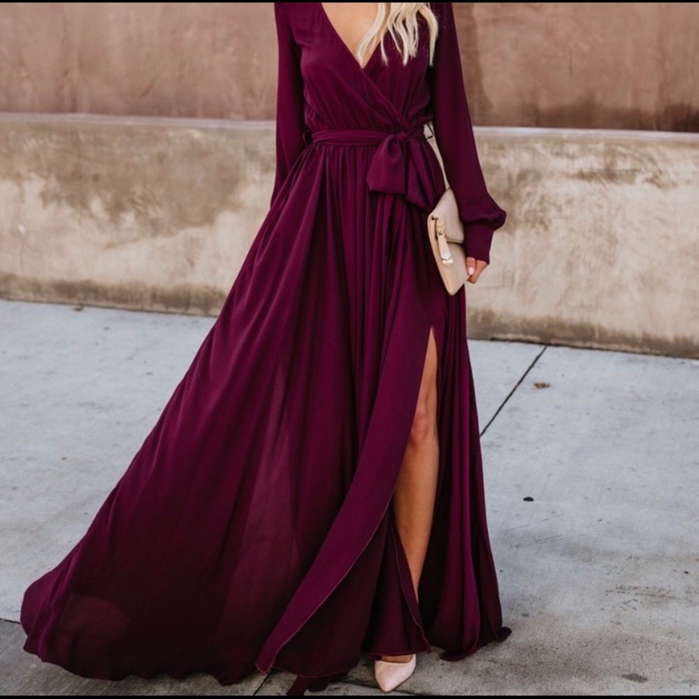 Vici Long Sleeve Diana Maxi Dress